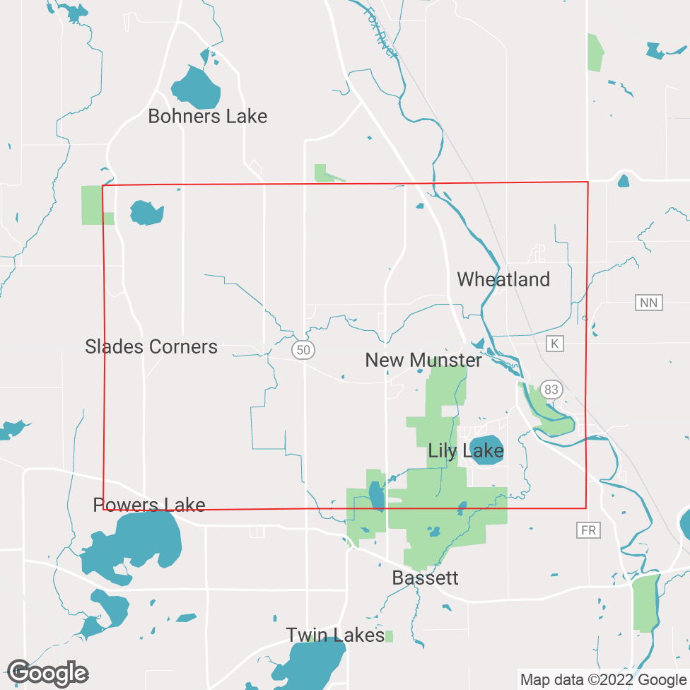 Wheatland map