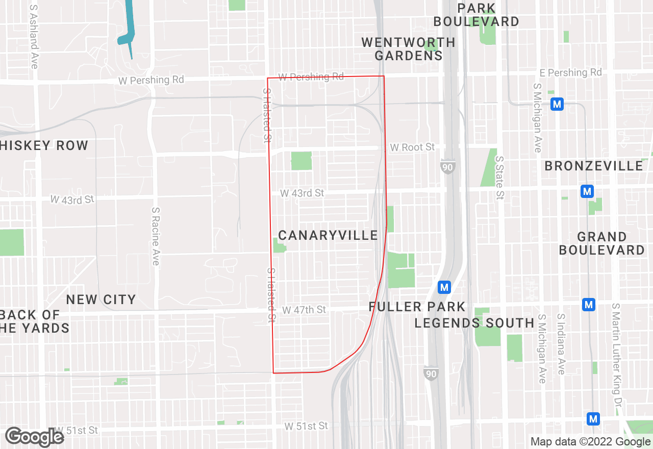 Canaryville map