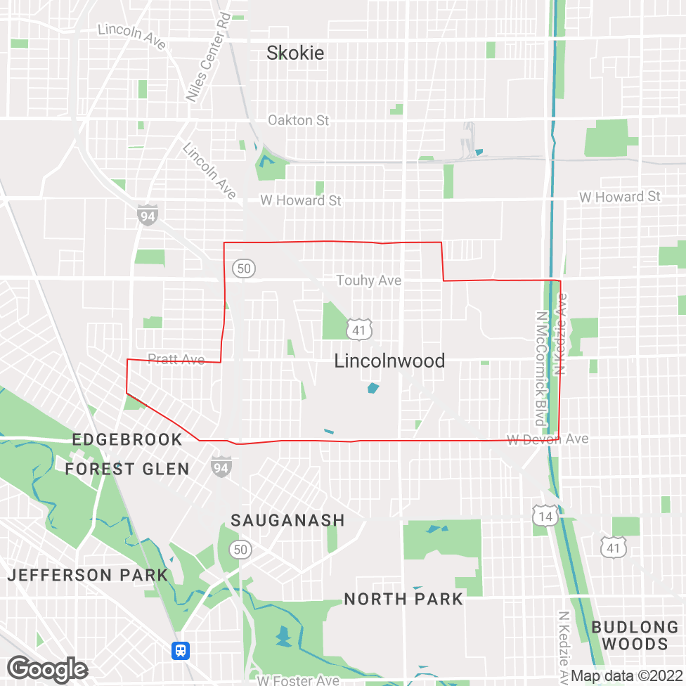 Lincolnwood map