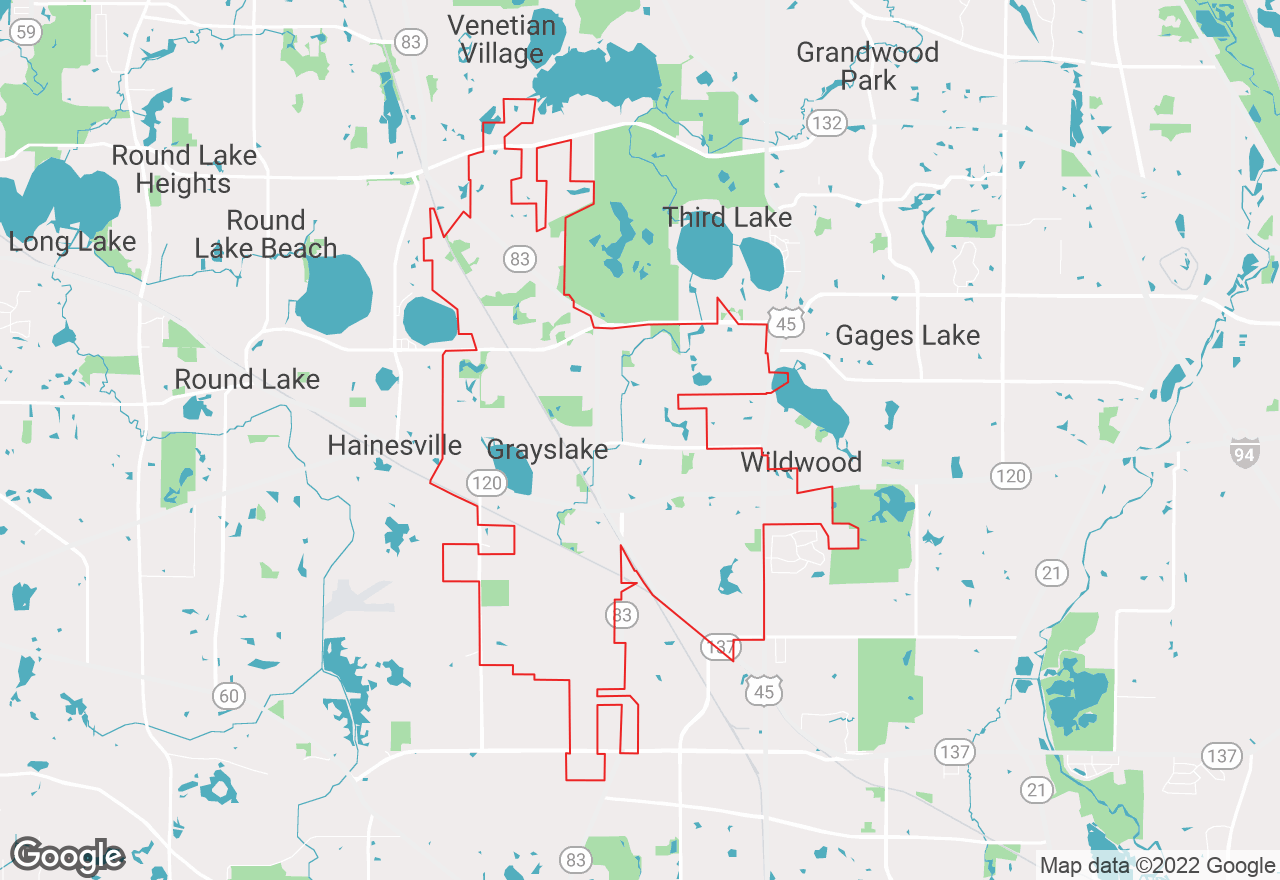 Grayslake map