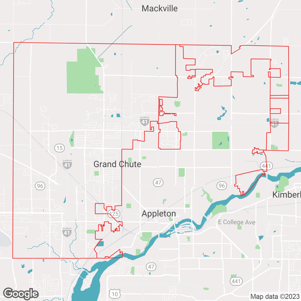 Grand Chute map