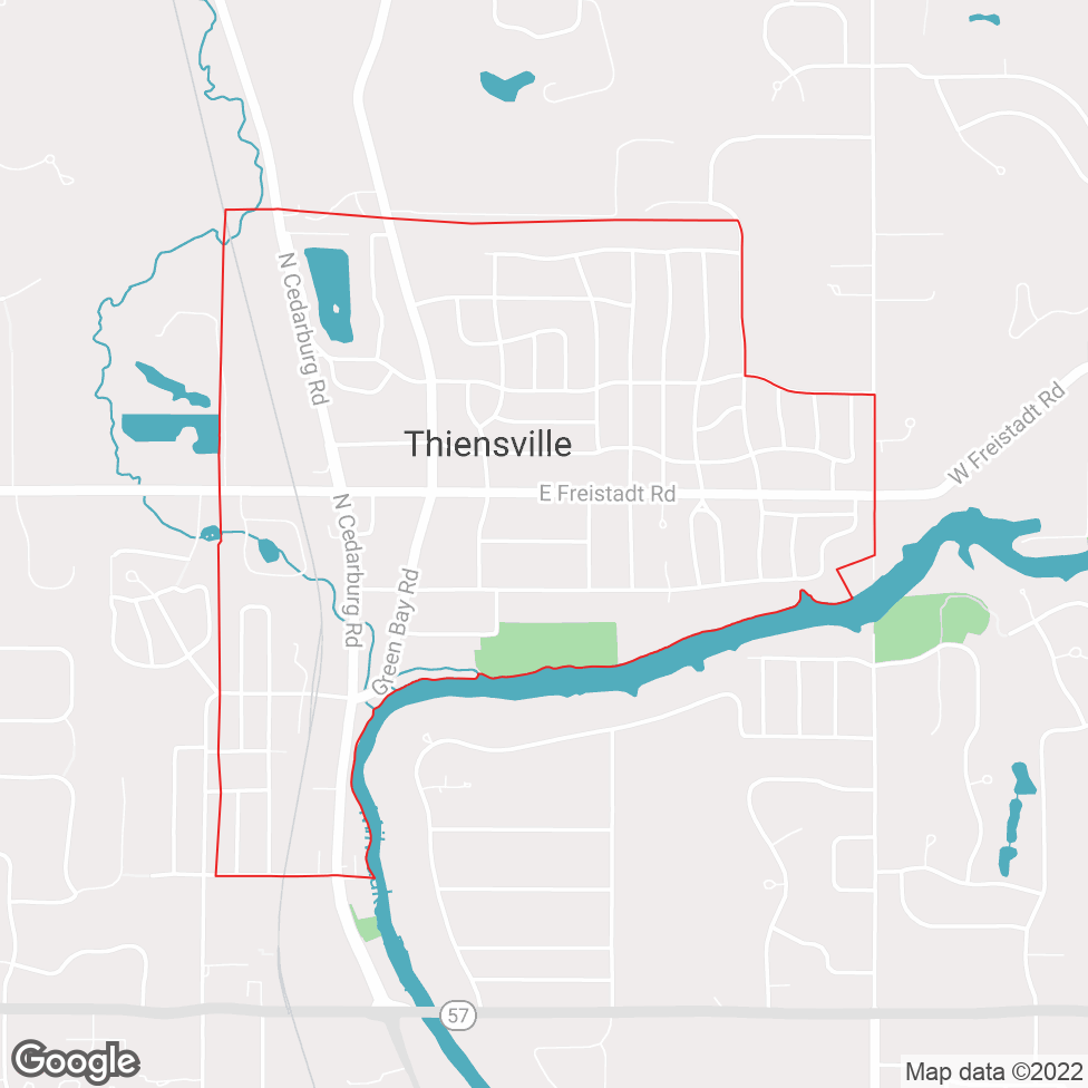 Thiensville map