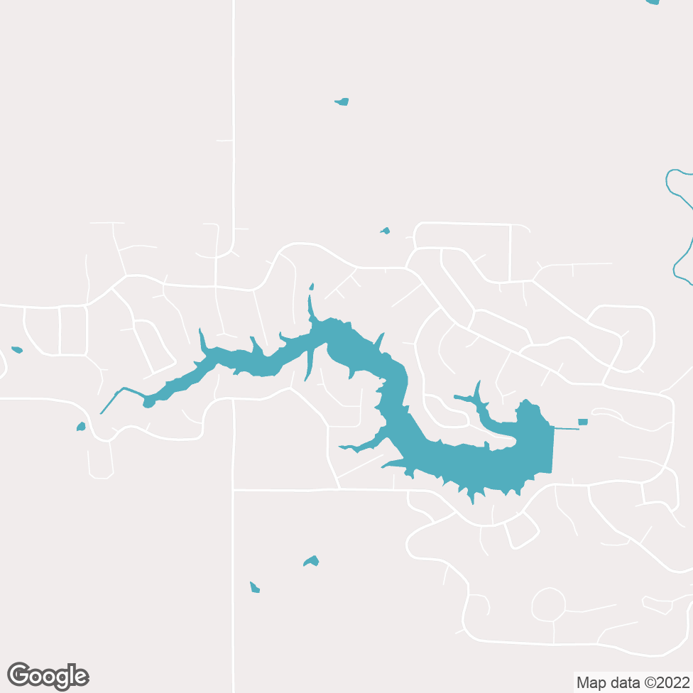 Lake Thunderbird map