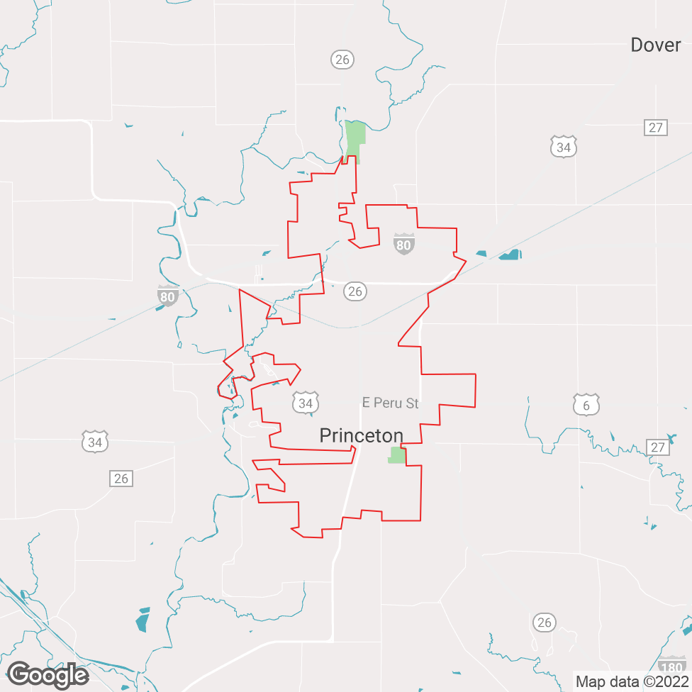 Princeton map