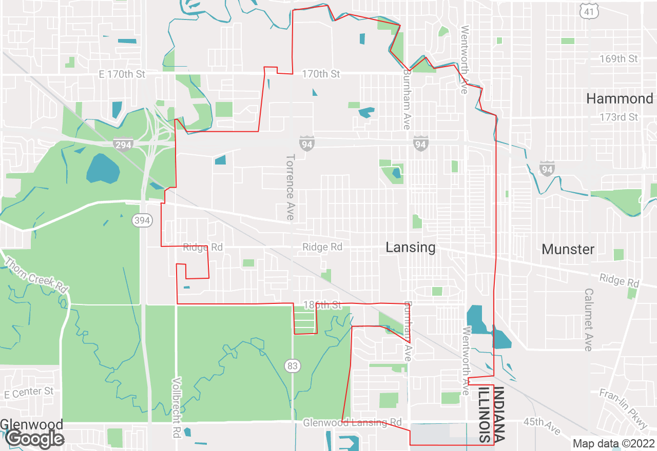 Lansing map