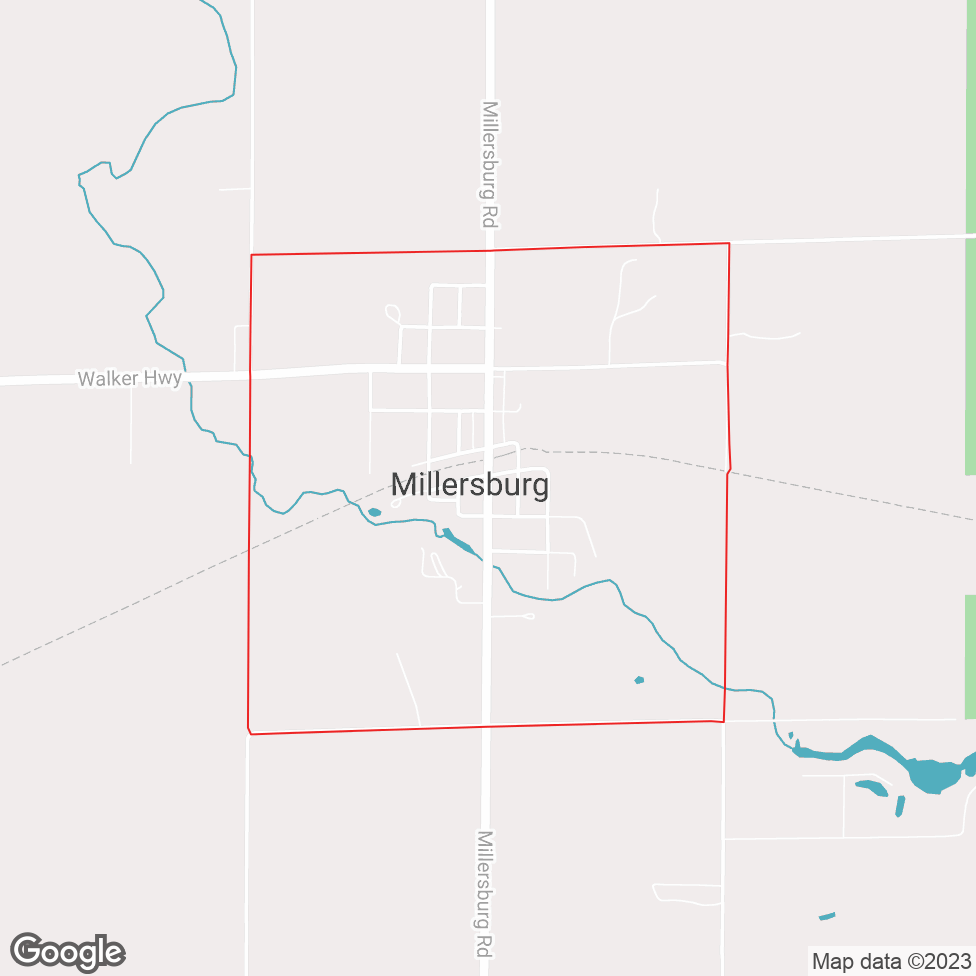 Millersburg map