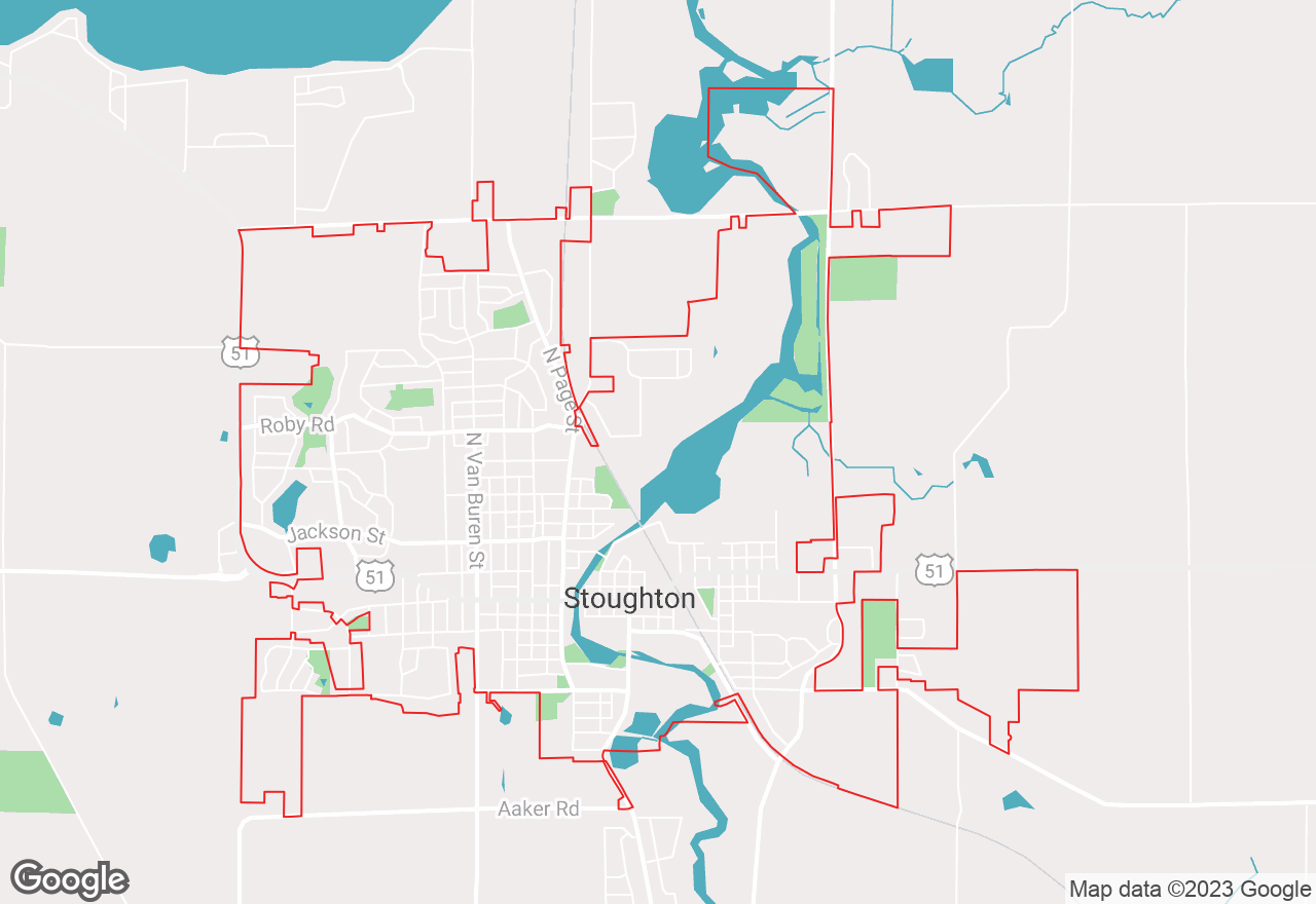 Stoughton map