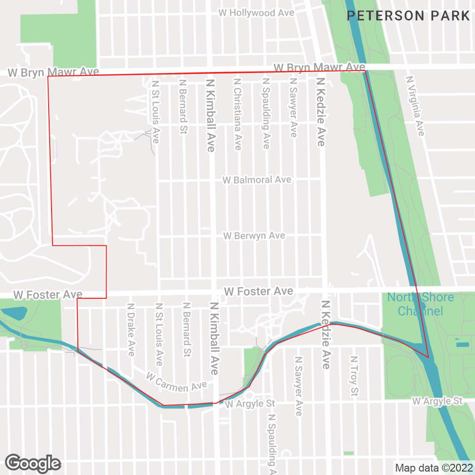 North Park map