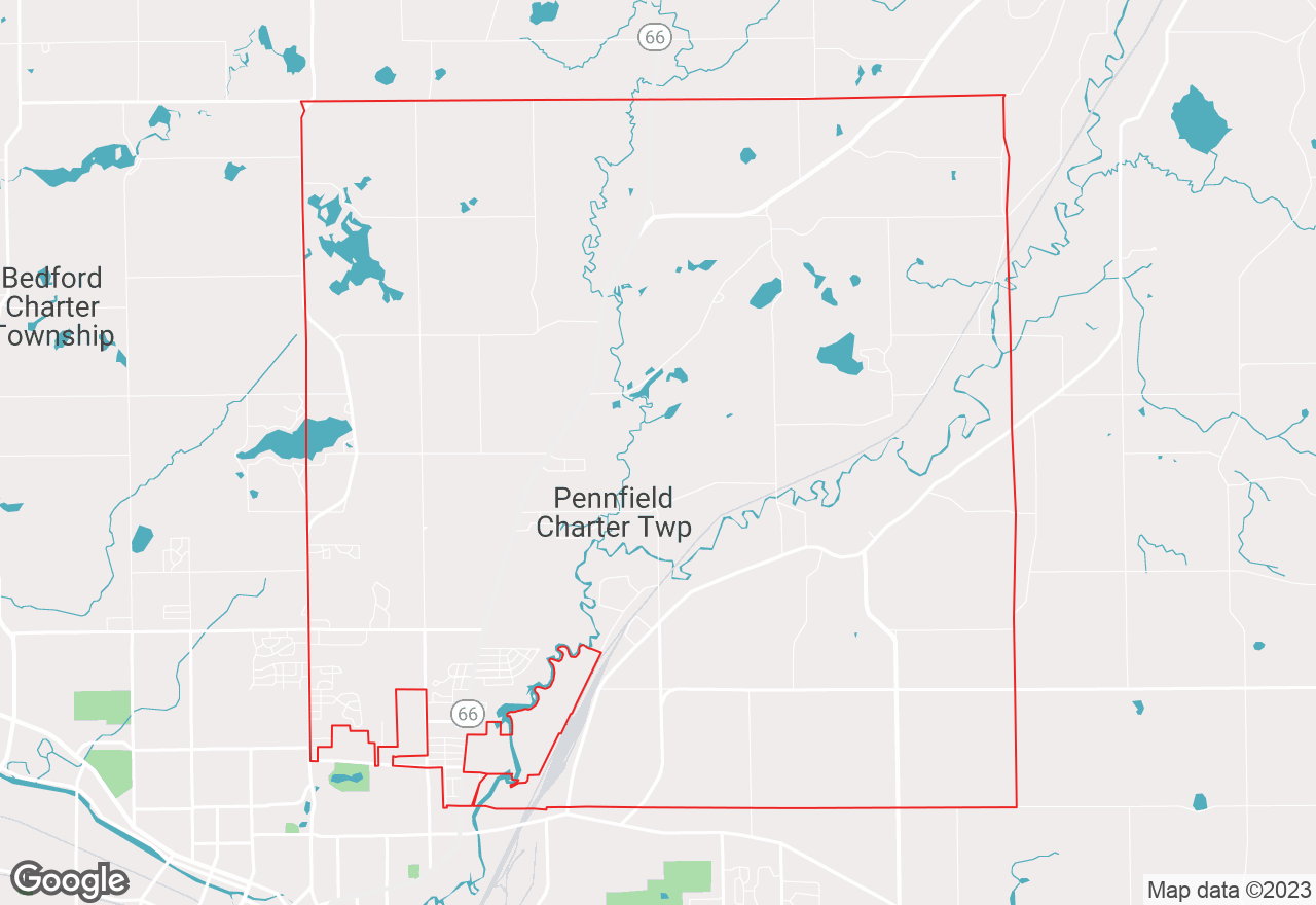 Pennfield map