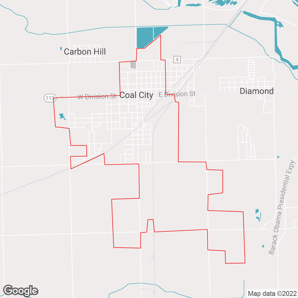 Coal City map