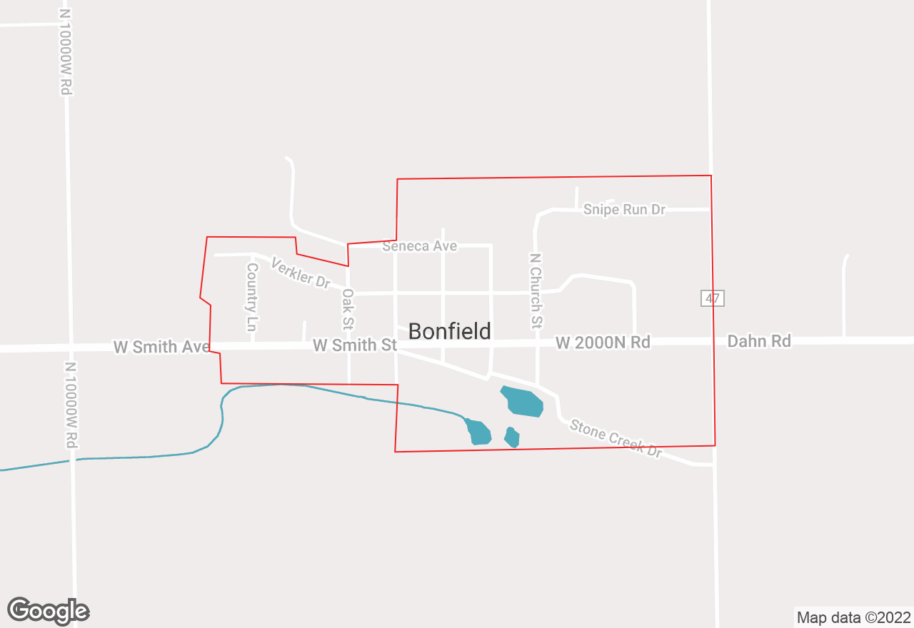 Bonfield map