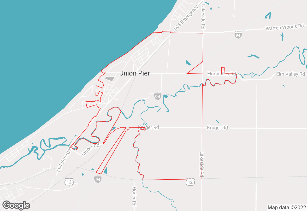 Union Pier map