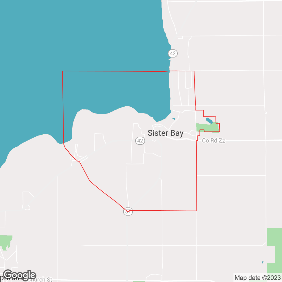 Sister Bay map