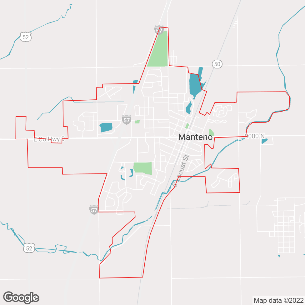 Manteno map