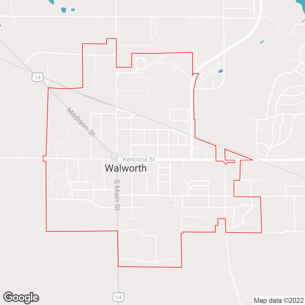 Walworth map