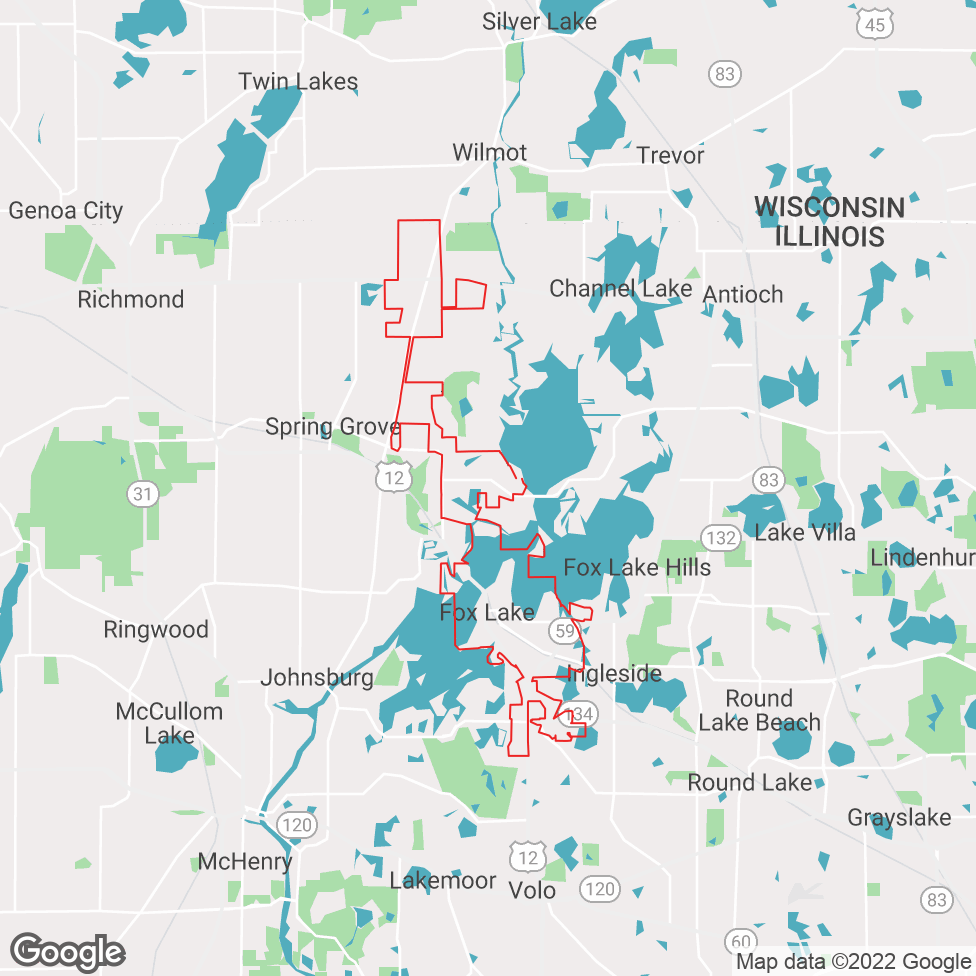 Fox Lake map