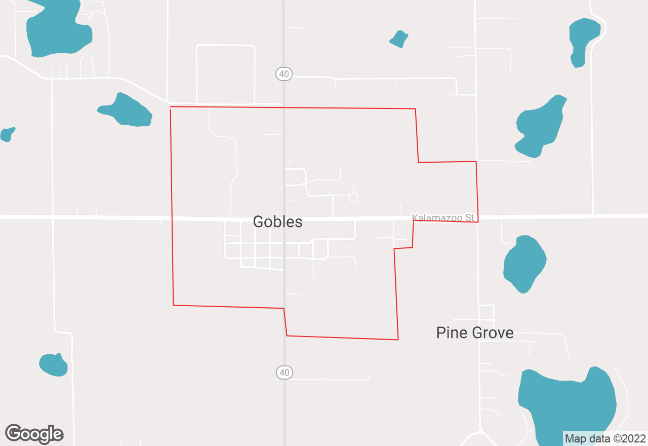 Gobles map