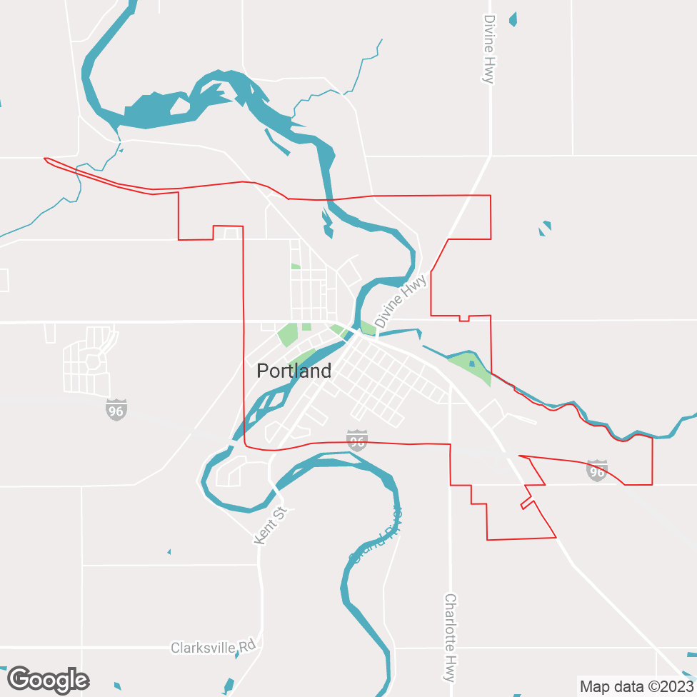 Portland map