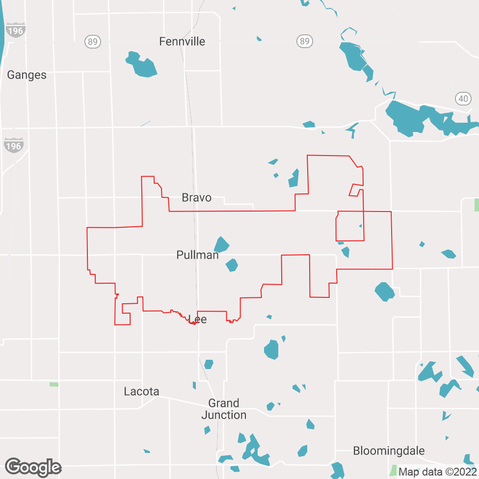 Pullman map