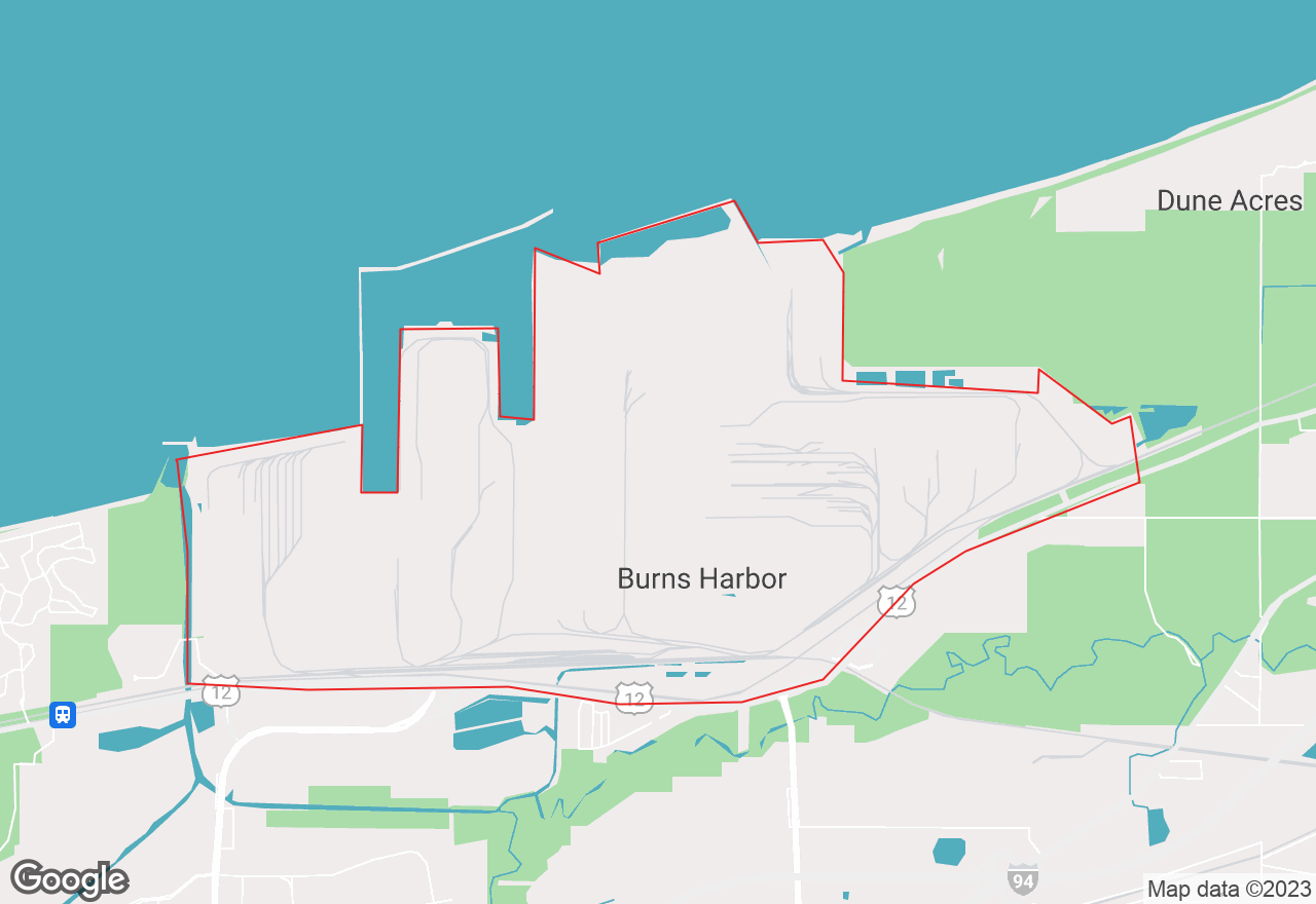 Burns Harbor map