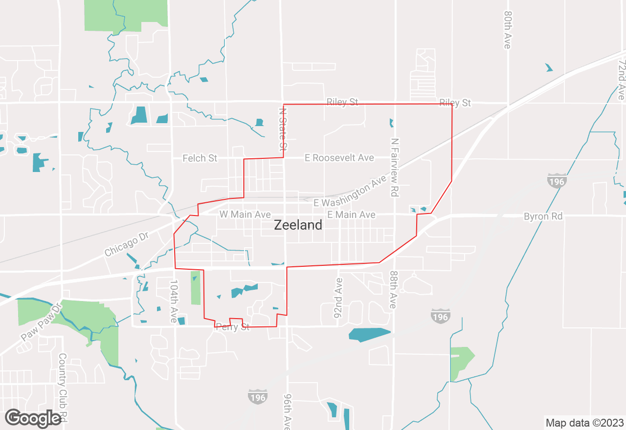 Zeeland map