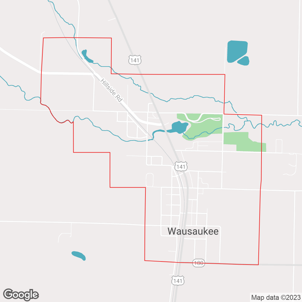 Wausaukee map