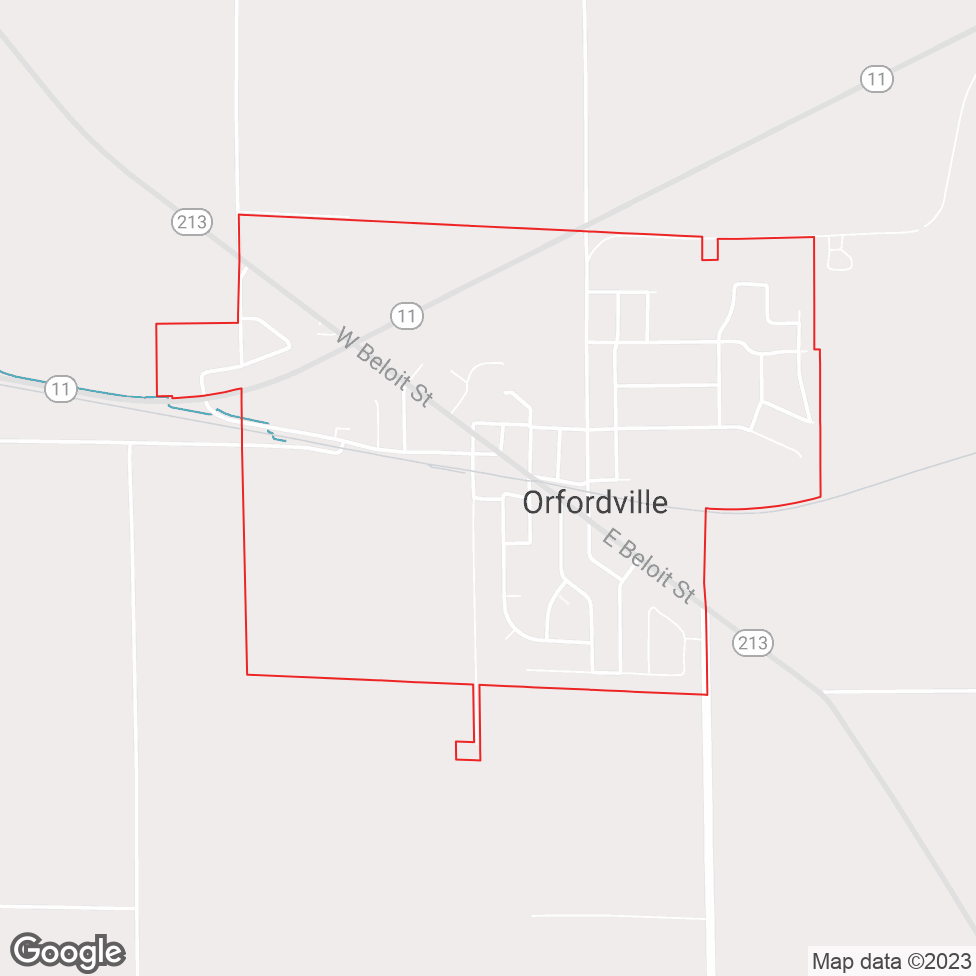 Orfordville map