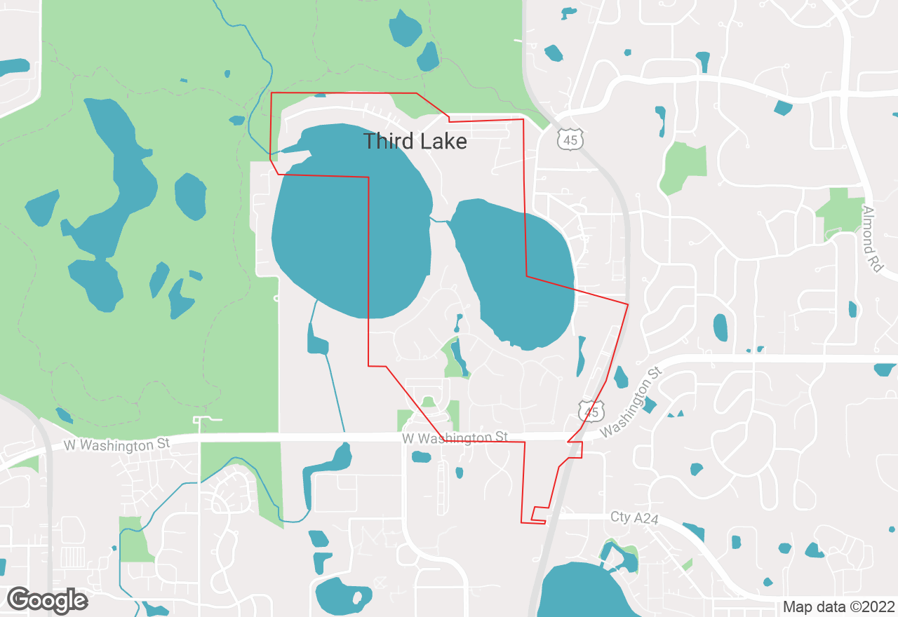 Third Lake map