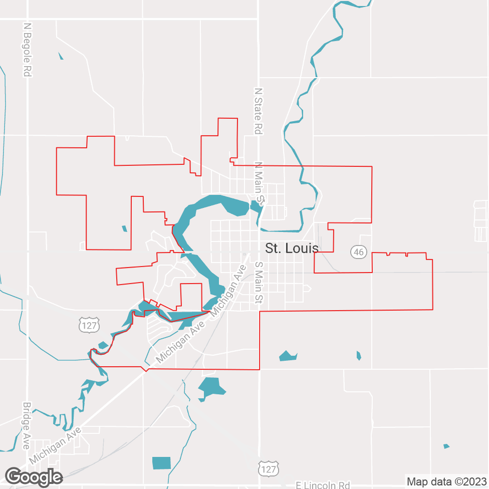 St. Louis map