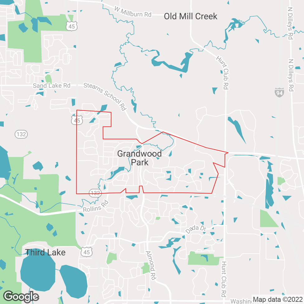 Grandwood Park map