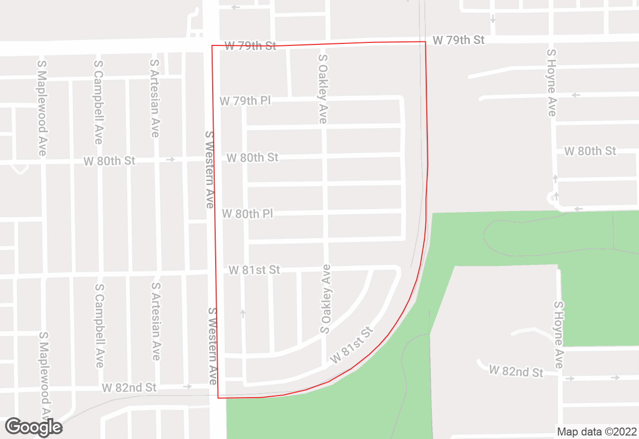 Beverly View map