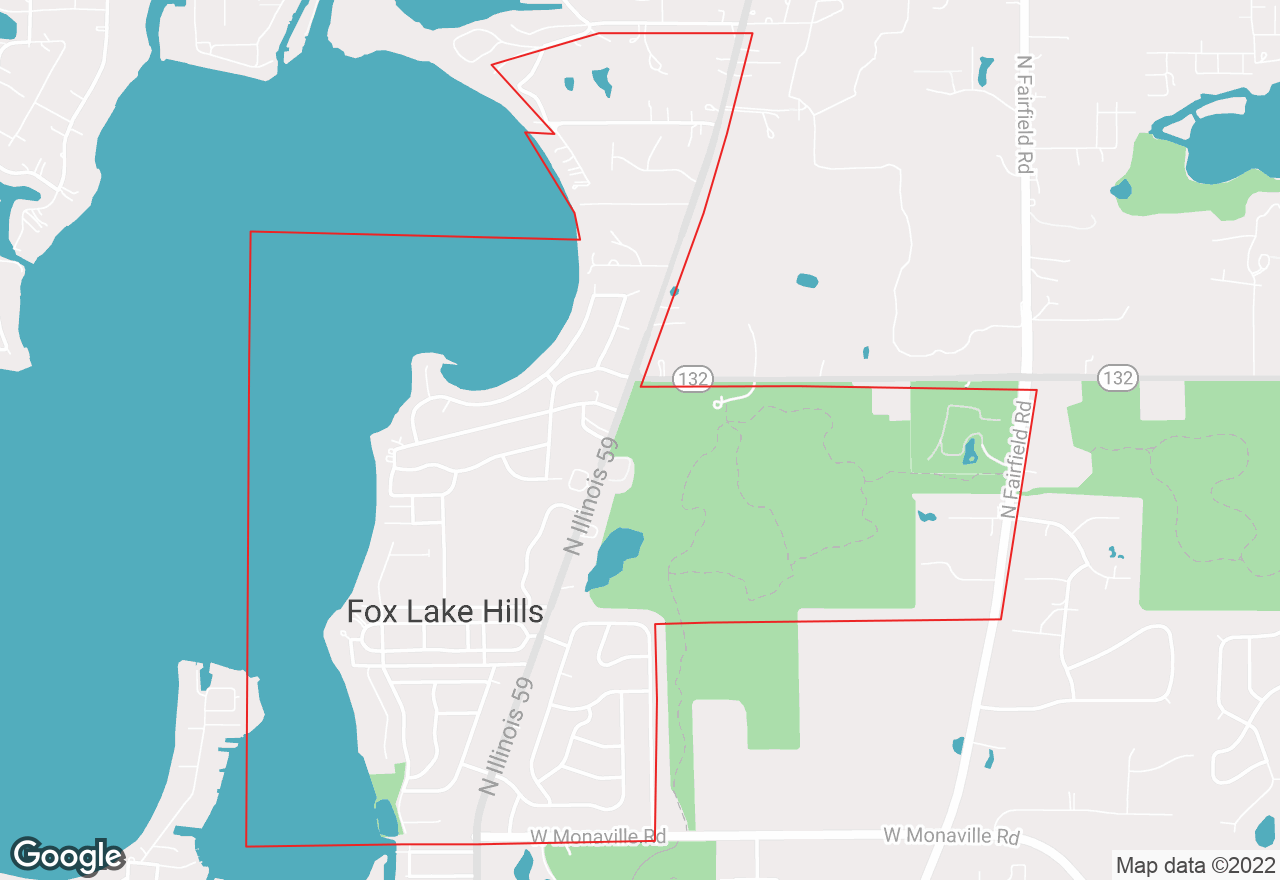 Fox Lake Hills map