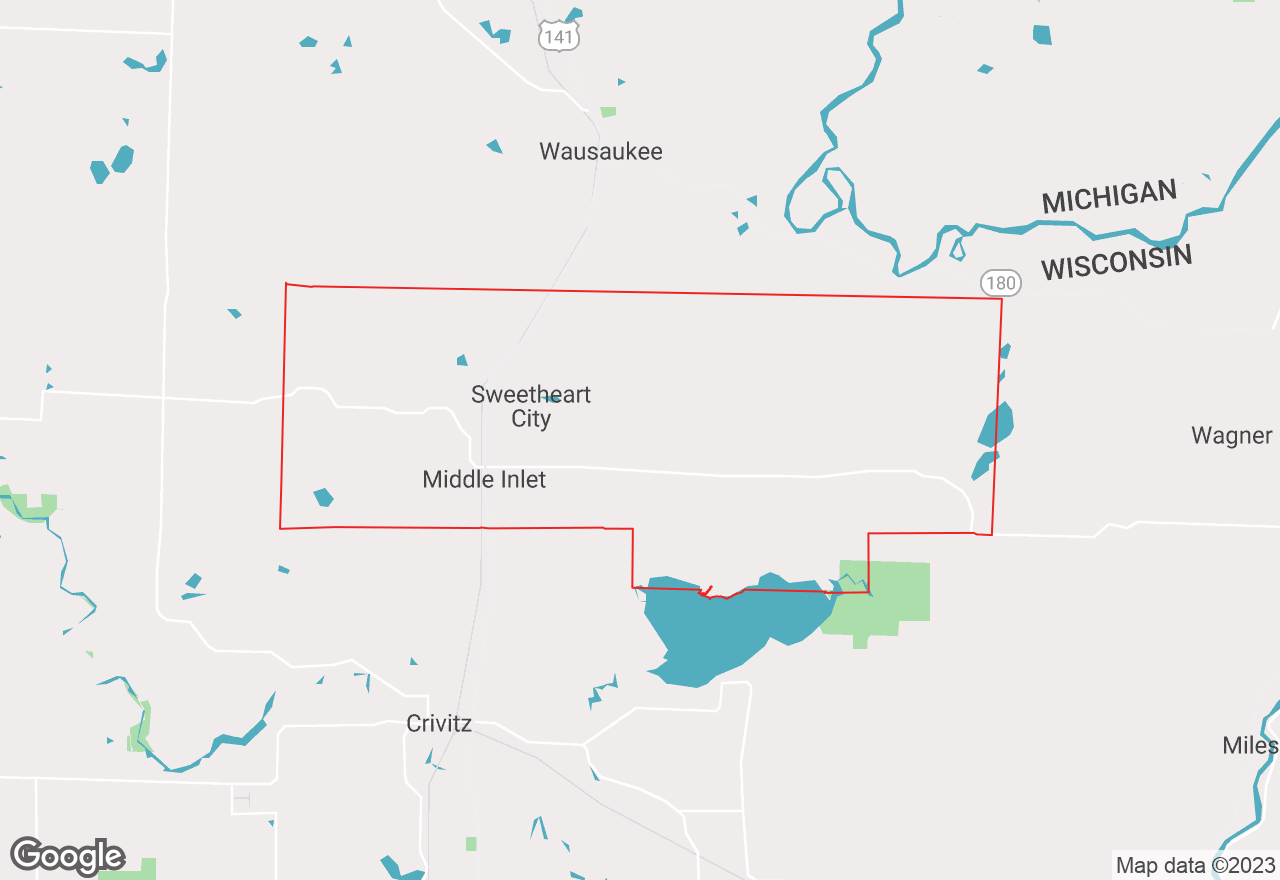 Middle Inlet map