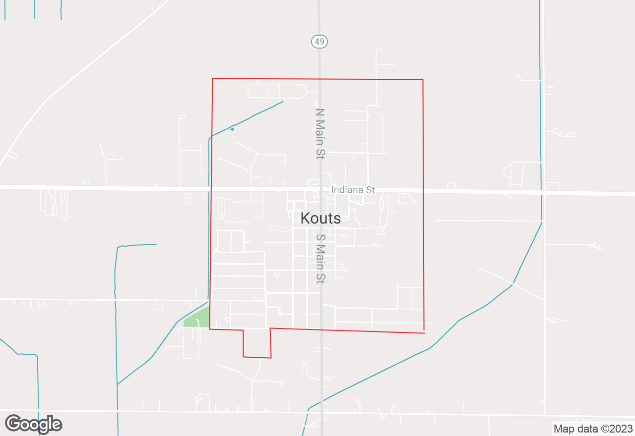 Kouts map