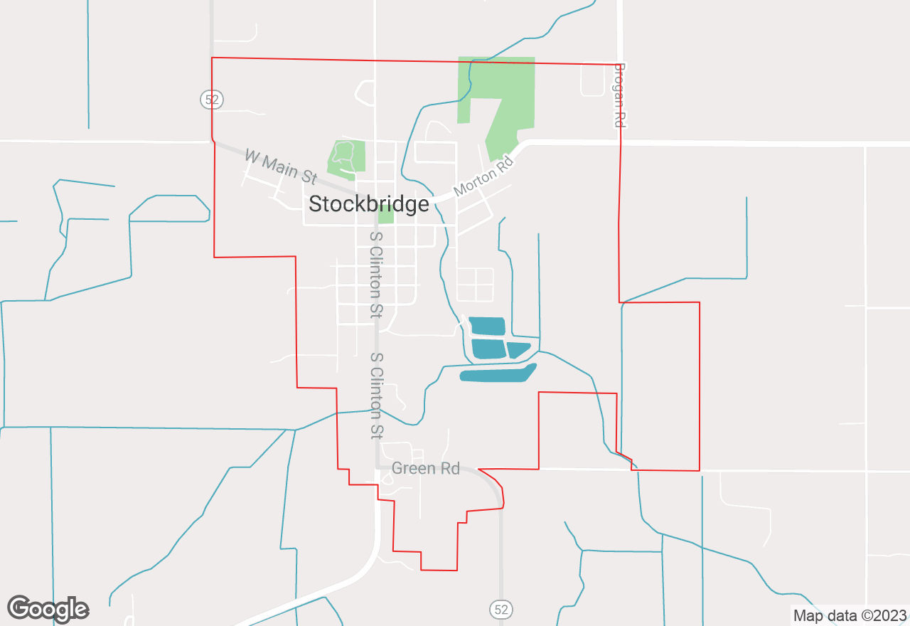 Stockbridge map