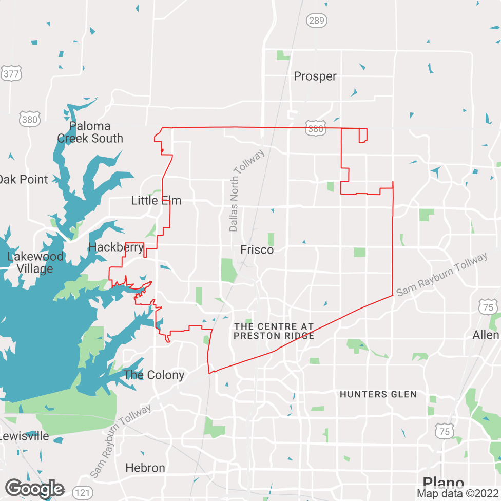 Frisco map