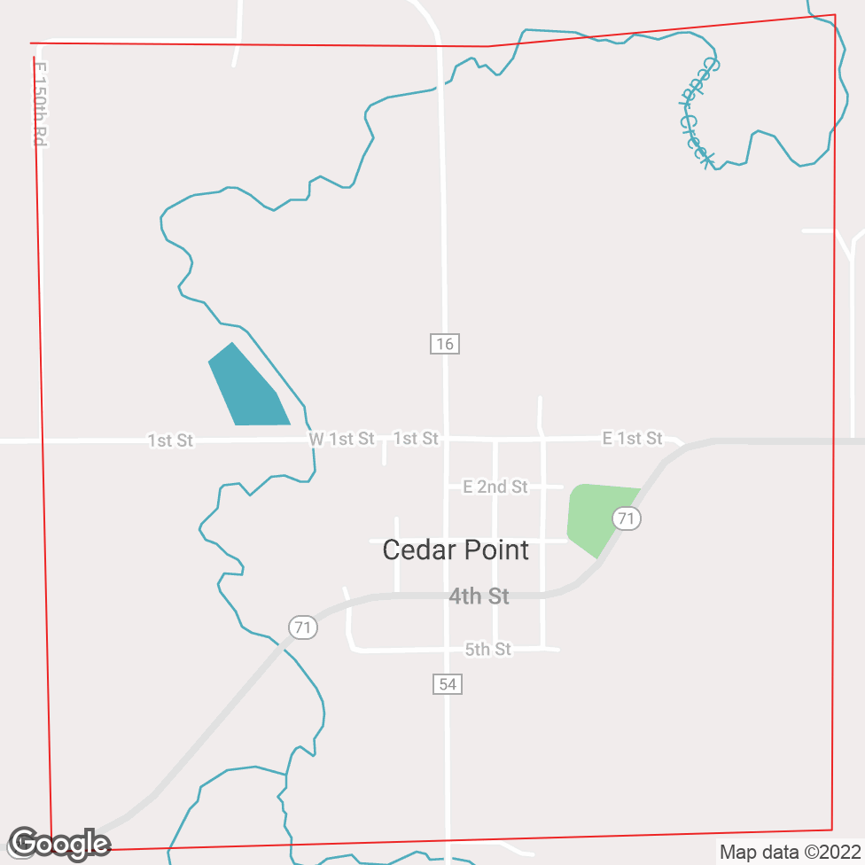 Cedar Point map