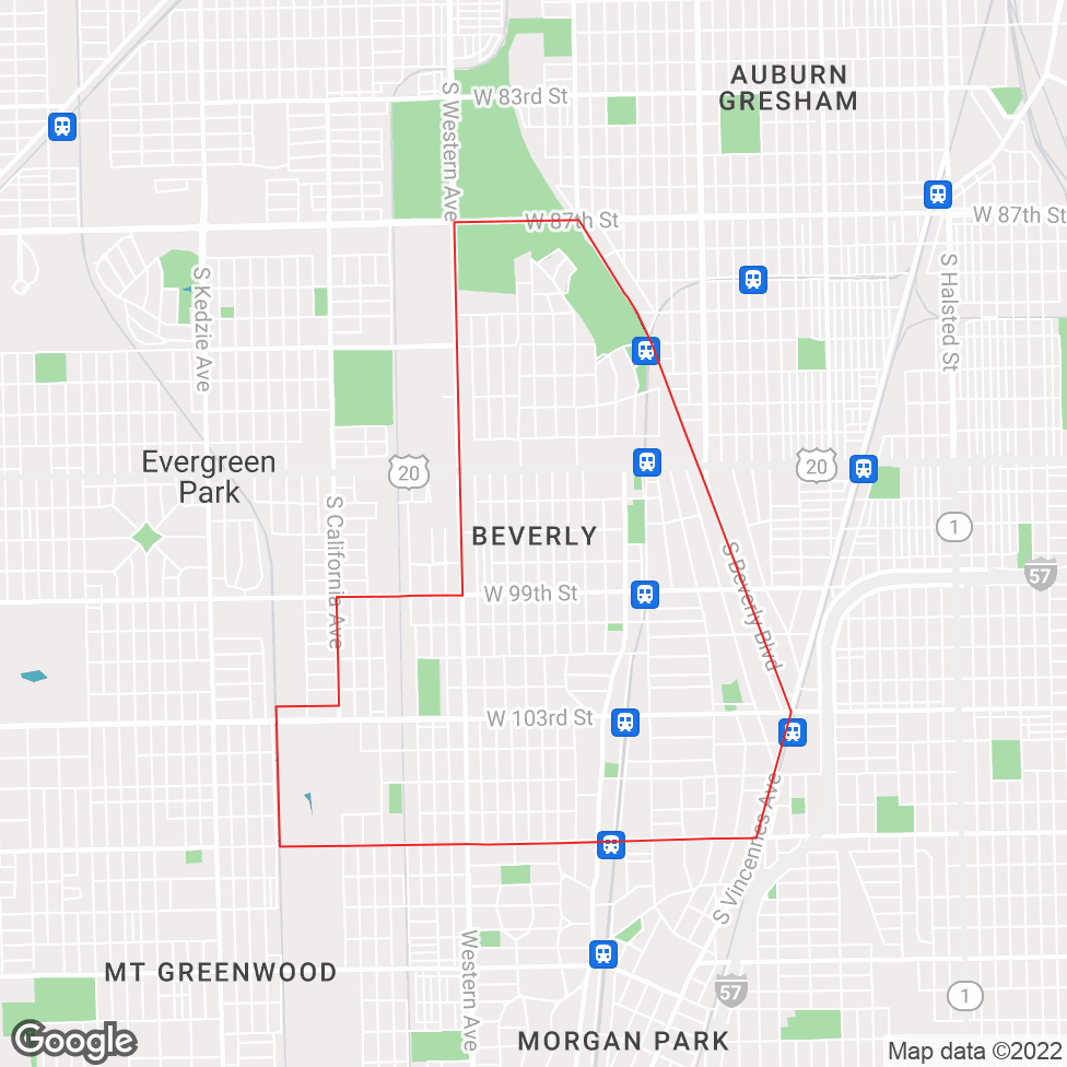 Beverly map