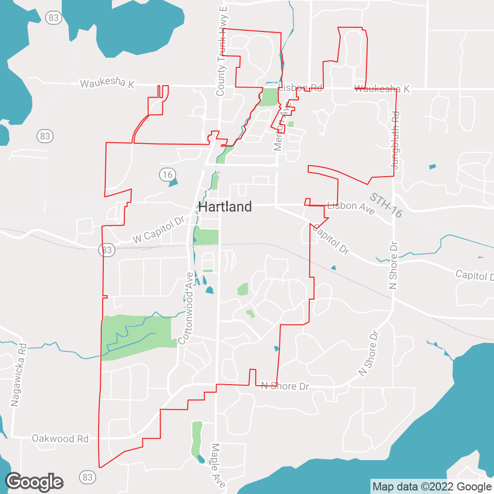 Hartland map