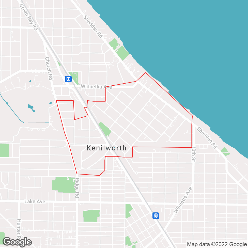 Kenilworth map