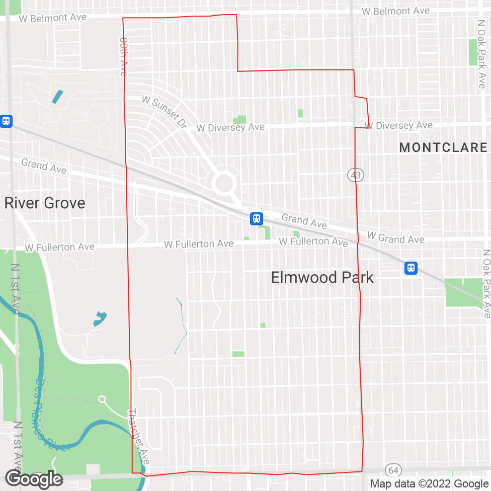 Elmwood Park map