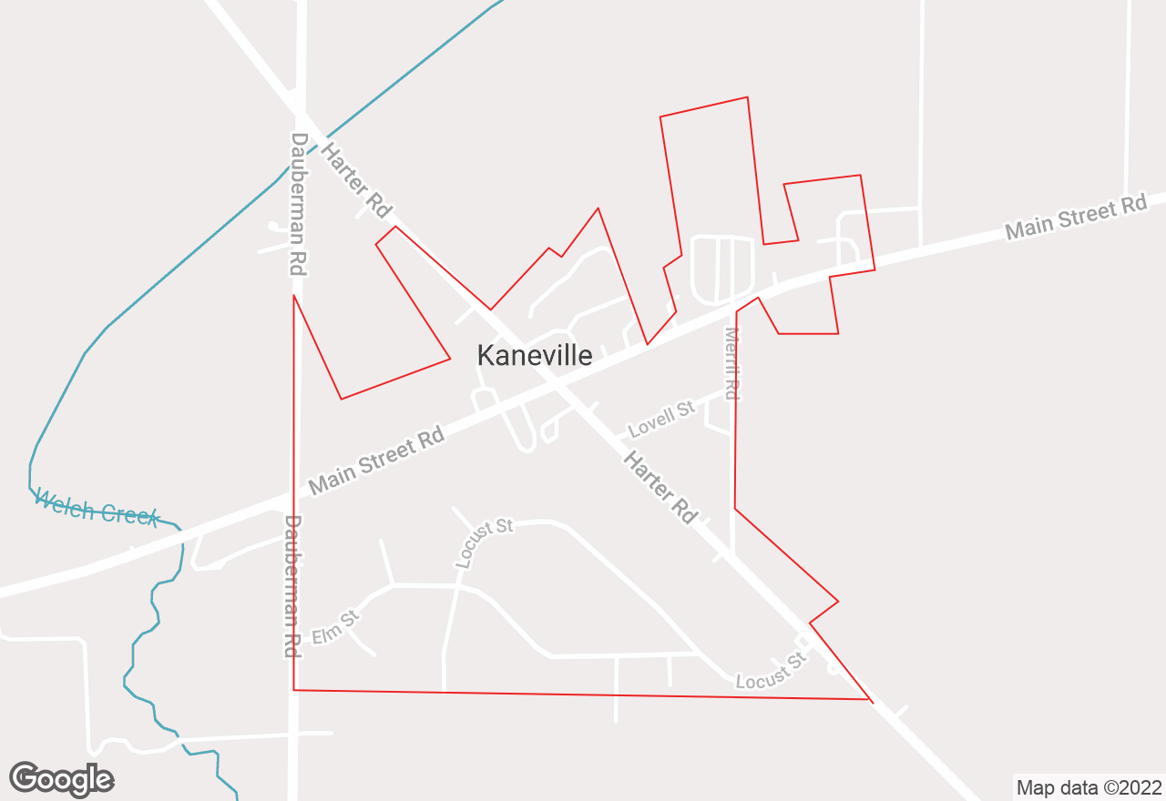 Kaneville map