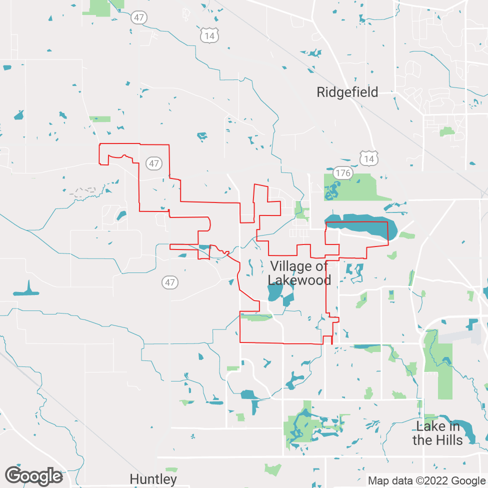 Lakewood map