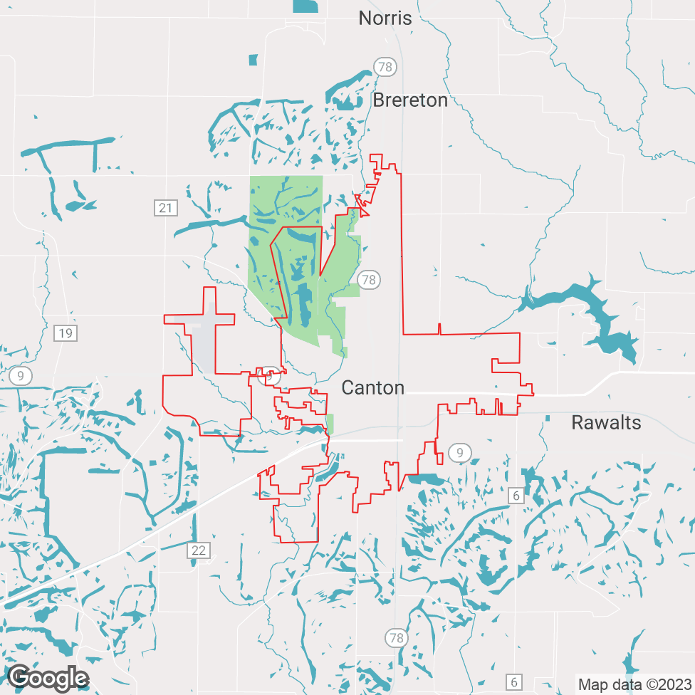 Canton map