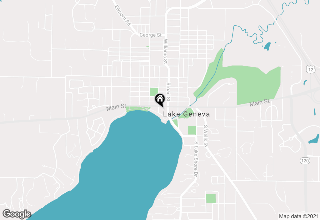 Lake Geneva Office map