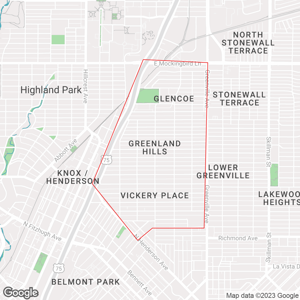 M-Streets map