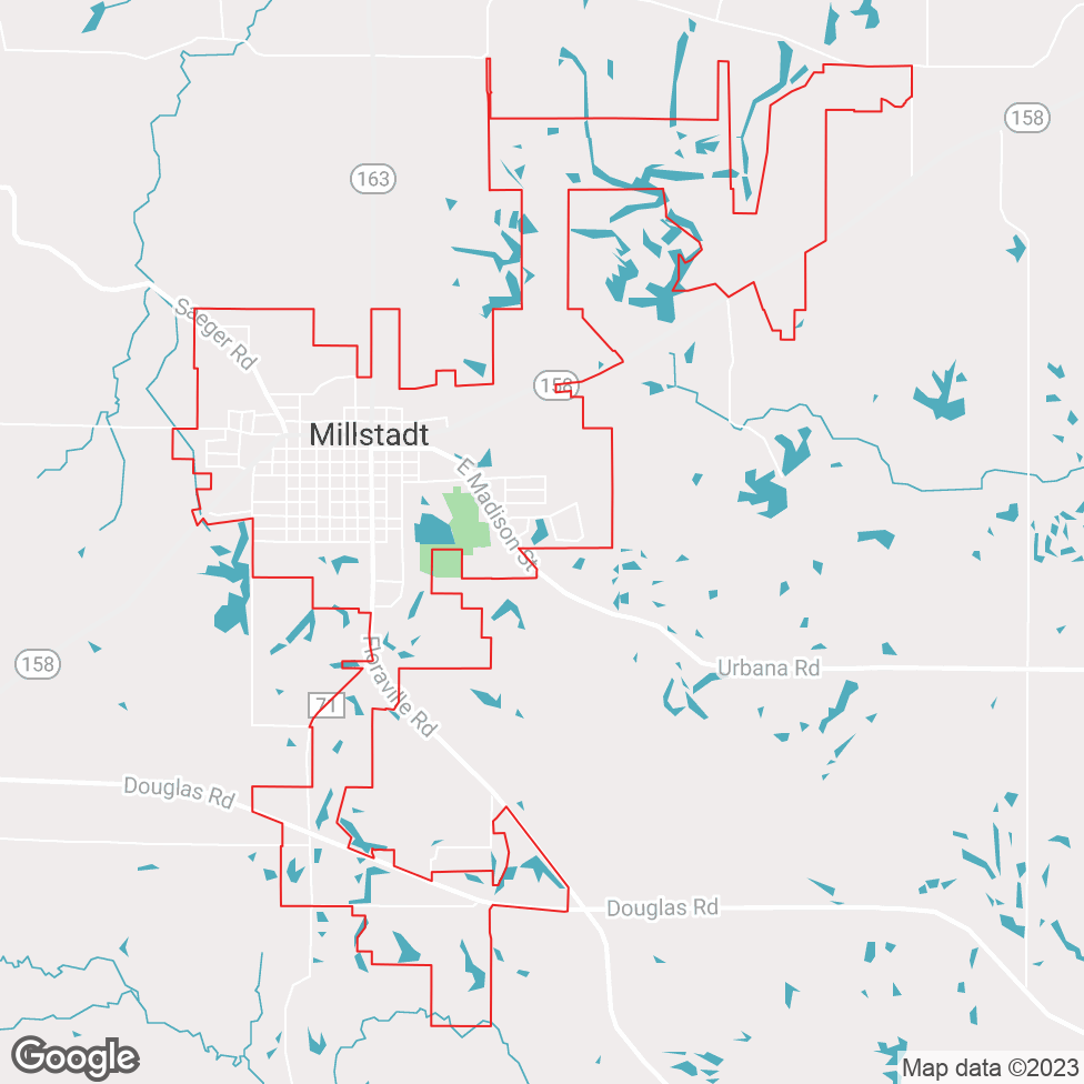 Millstadt map