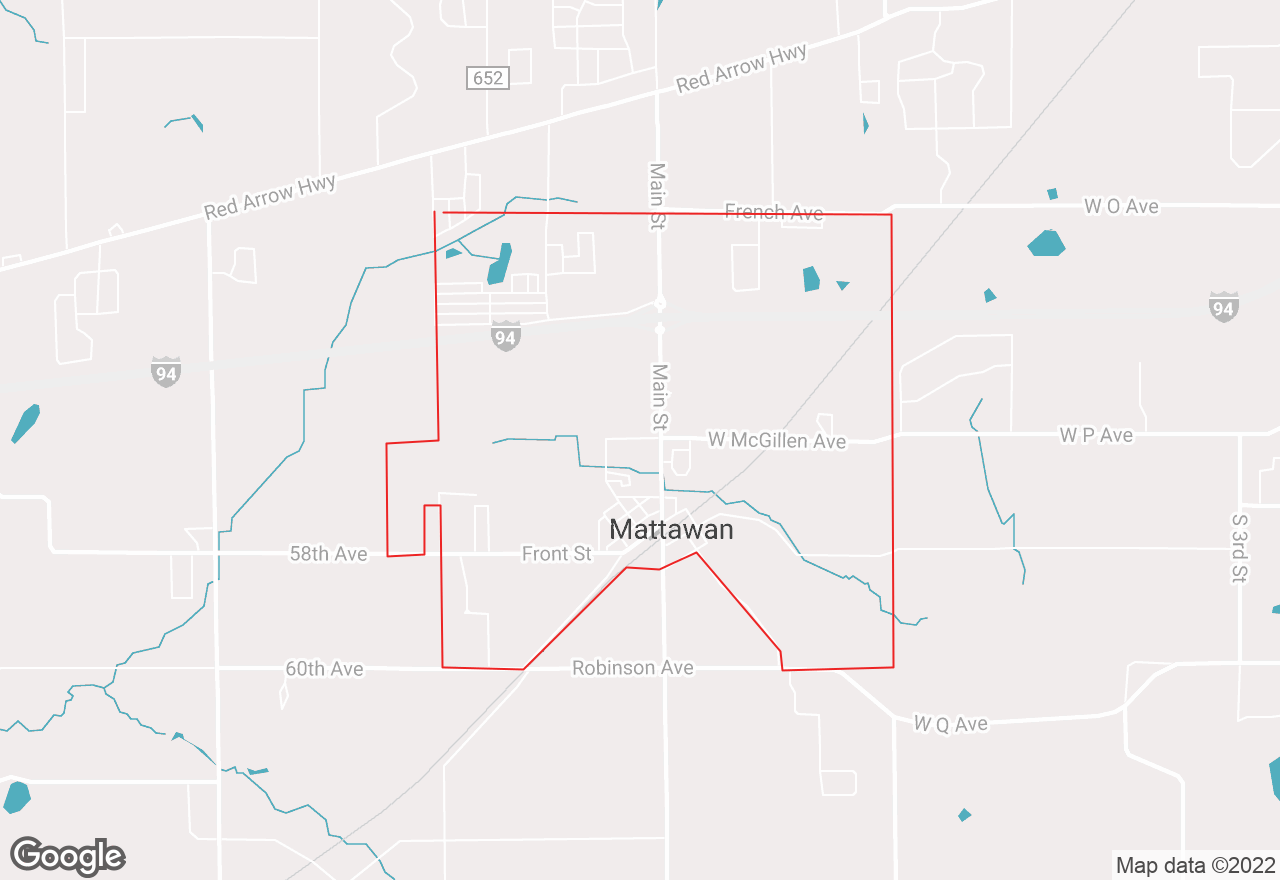 Antwerp Township map