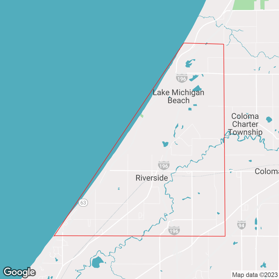 Hagar Township map