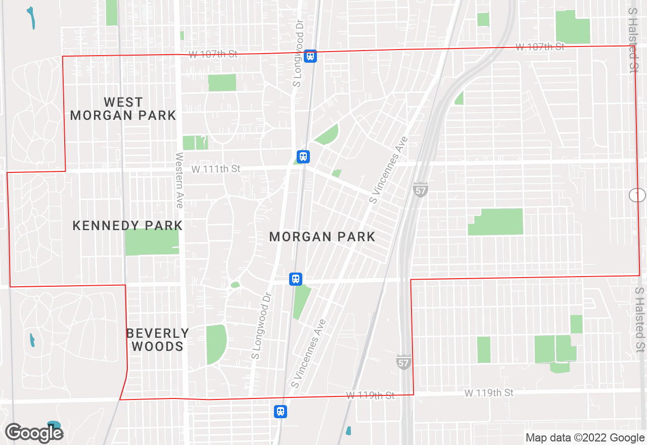 Morgan Park map